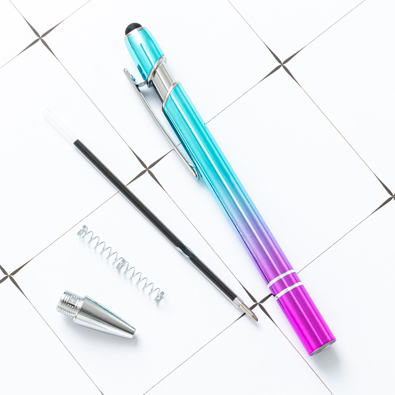Wholesale Gradient Aluminum Rod Metal Pens